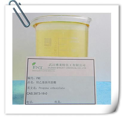 สารเสริมการเคลือบไนเคิล PME CAS 3973-18-0/Propynol ethoxylate 98% น้ําเหลืองอ่อน